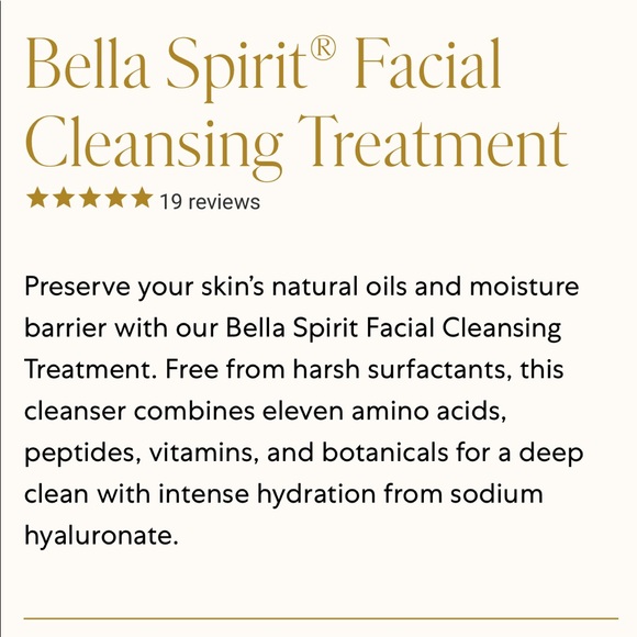 Bella spirit facial cleanser by Chaz Dean - Picture 5 of 5